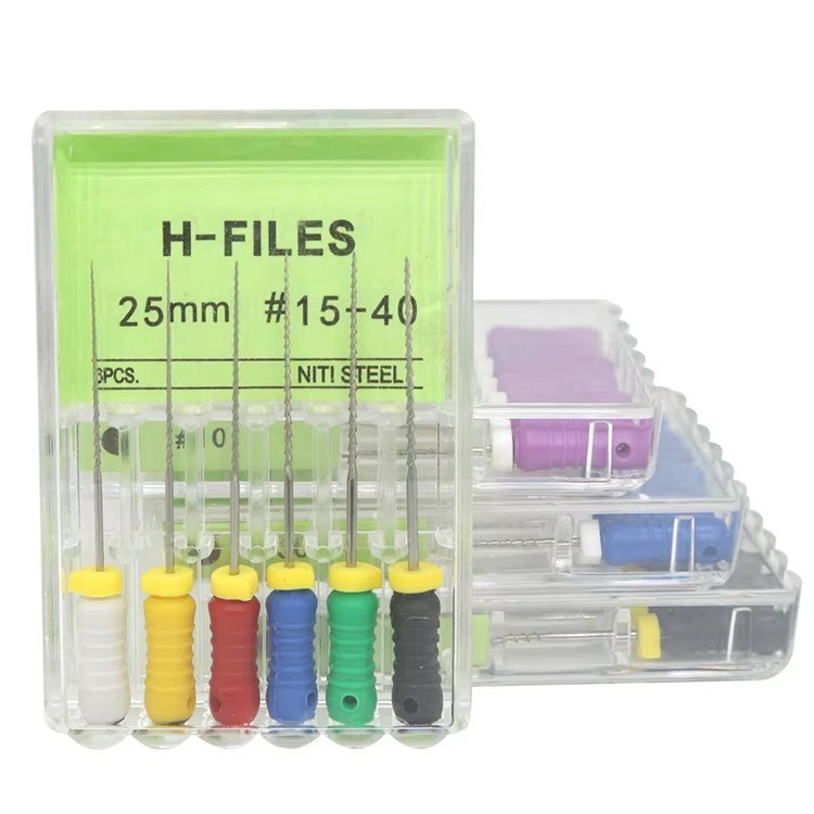 ทันตกรรม K-files H-files Endodontic Root Canal มือใช้ niti เหล็ก endo ...