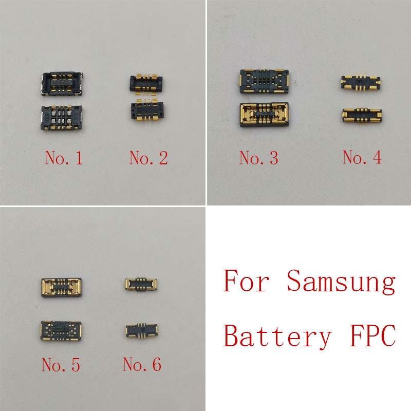 2-5pcs FPC Connector แบตเตอรี่สําหรับ Samsung Galaxy S24 S23 S22 S21 ...