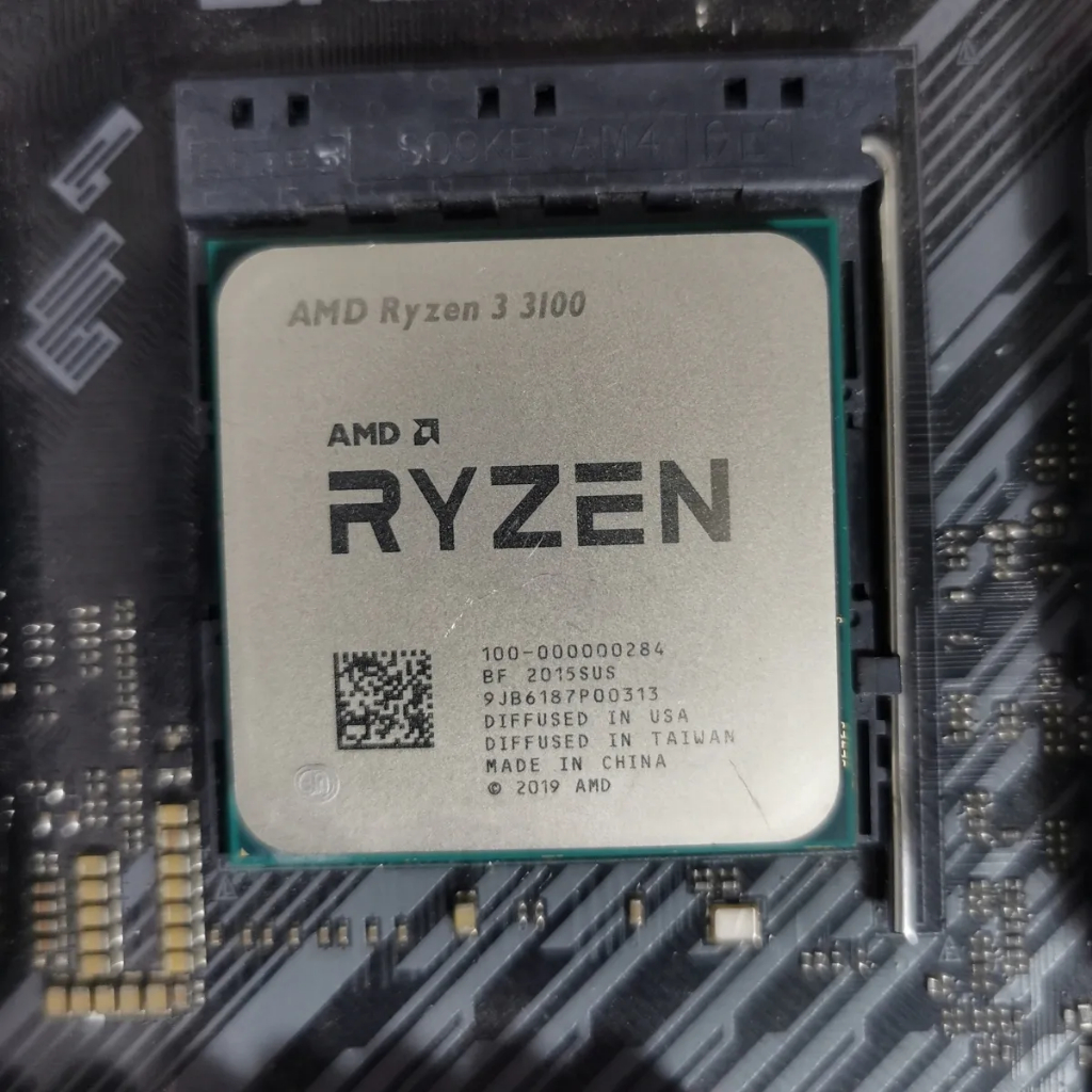 Amd Ryzen 3 3100 R3 3100 3.6 GHz Quad-Core แปดเกลียว 65W CPU ...