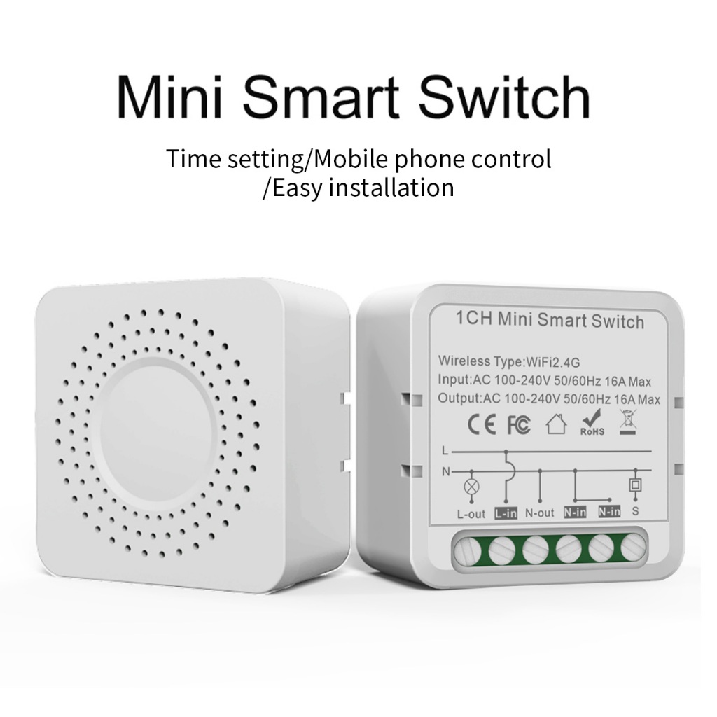 Smatrul MINI สวิตช์ไฟ 16A Tuya WiFi push Controller Light Breaker พร้อม ...