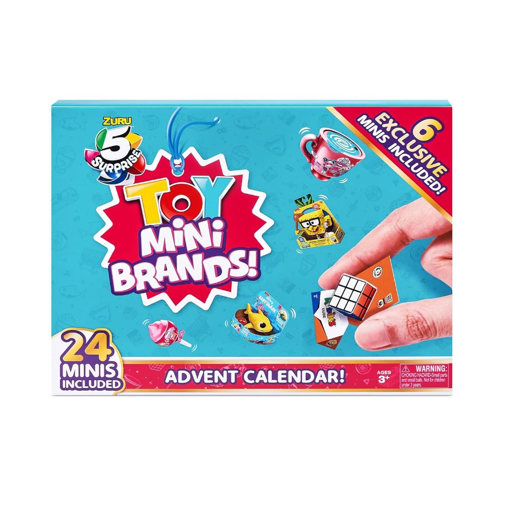 5 Surprise Mini Toys S1 Advent Calendar with 24 Surprises Christmas