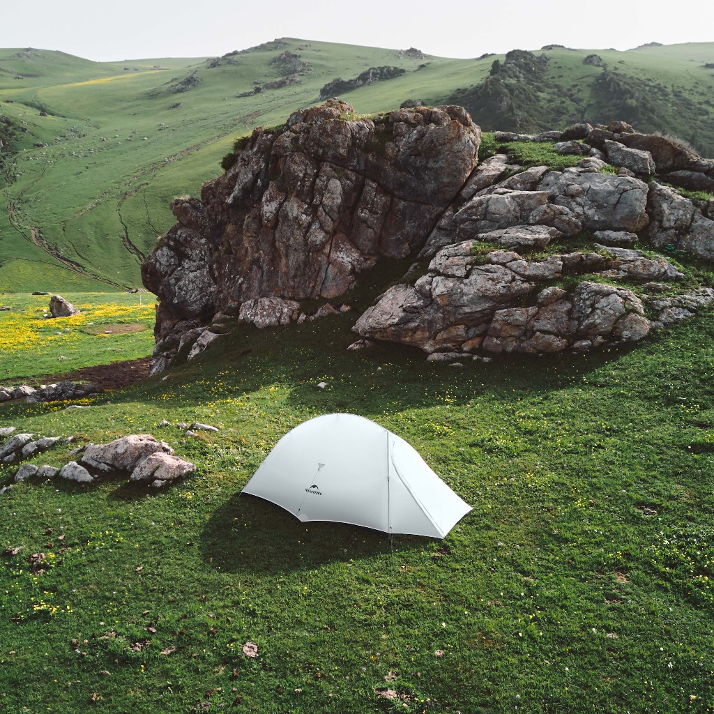Naturehike Cloud up series เต็นท์ UL Double Layer 1-2 คนเต็นท์แคมป์ปิ้งแบบพกพา Ultralight กันน้ํา Backpacking Camping เต็นท์