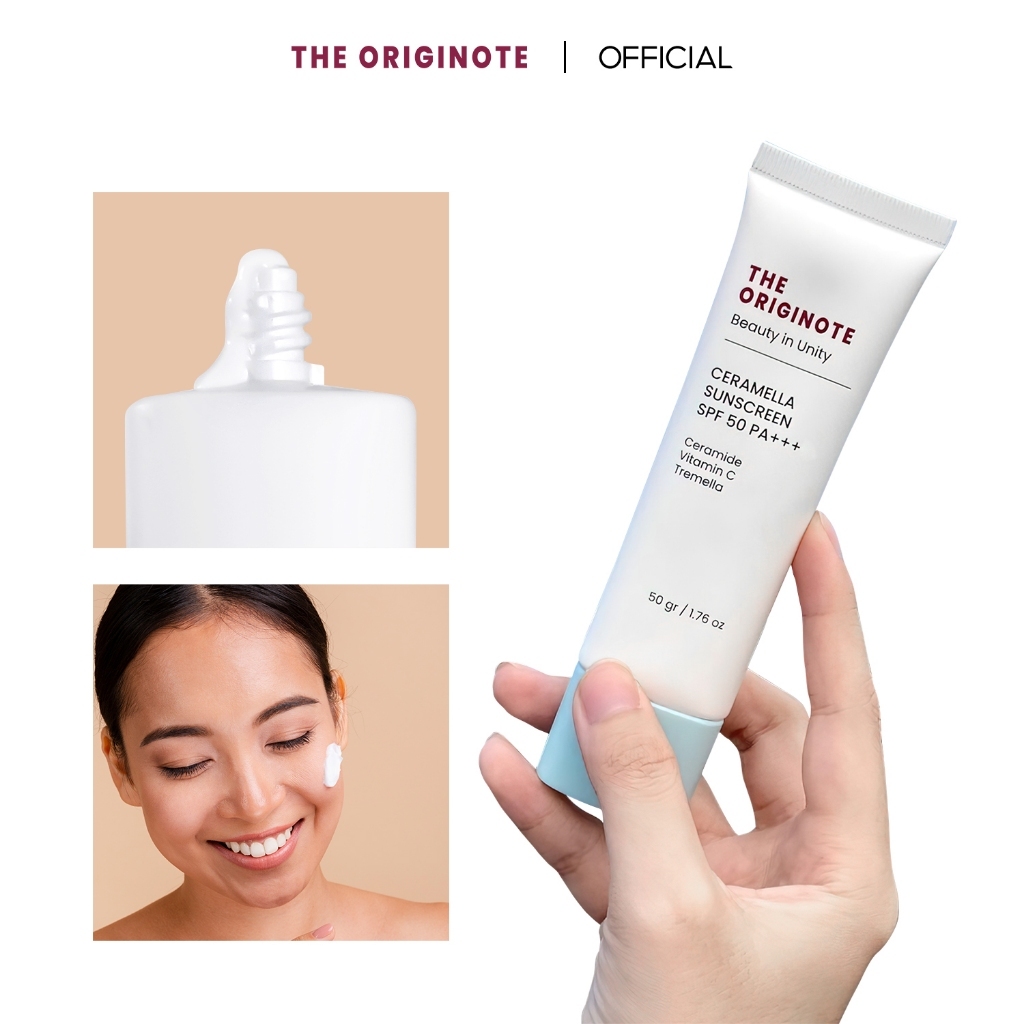 The Originote Ceramella Sunscreen SPF 50 PA+++ ป้องกันแสงแดดและรังสี ...