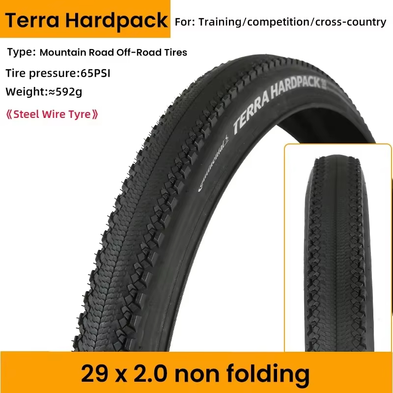 Terra Hardpack Fold nero / nero - 50-584 CONTINENTAL