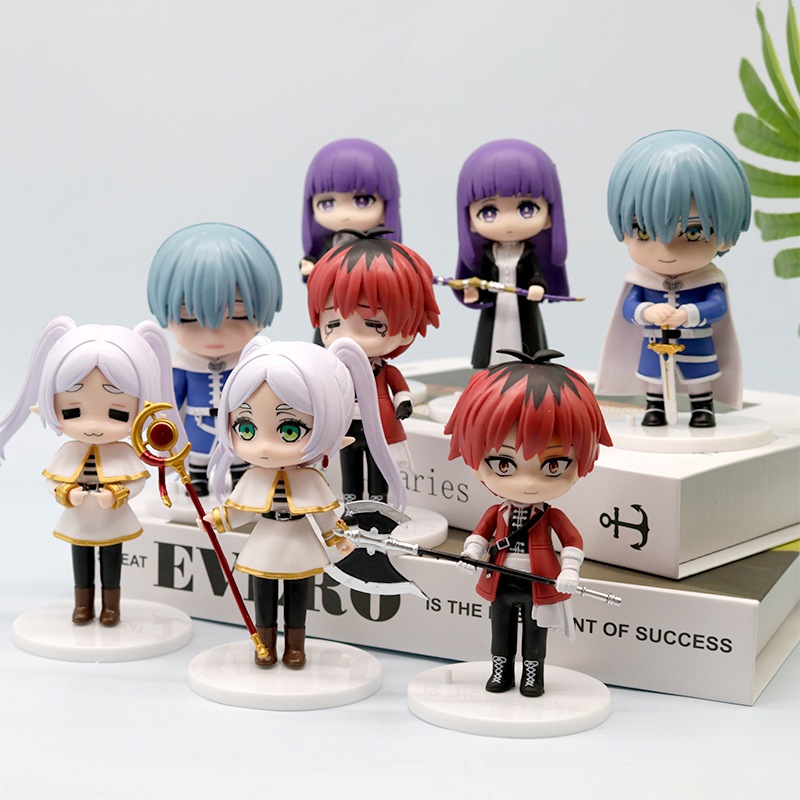 8 ชิ้น/เซ็ต 10 ซม.อะนิเมะ Frieren: Beyond Journeys End รูป Elf Frieren ...