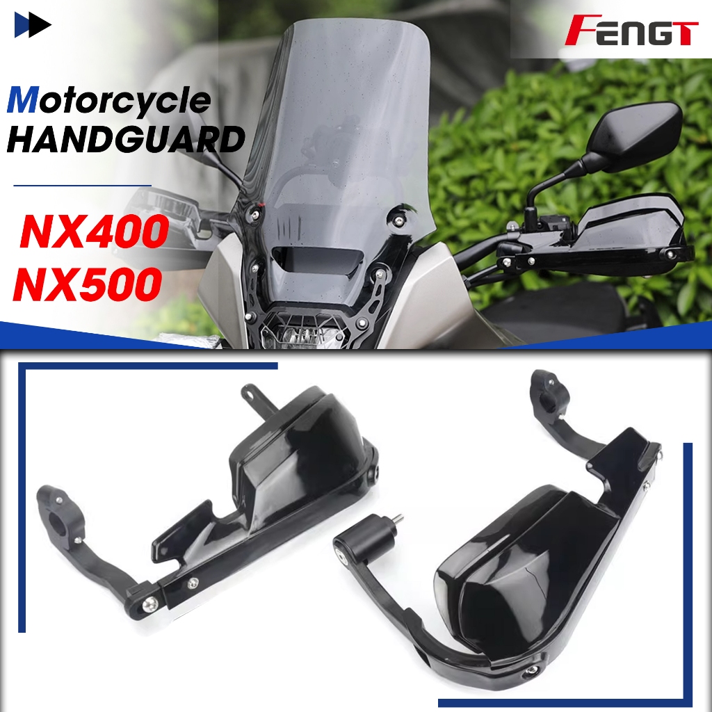 อลูมิเนียมใหม่สําหรับ HONDA NX500 NX400 Handguard Extension รถ ...