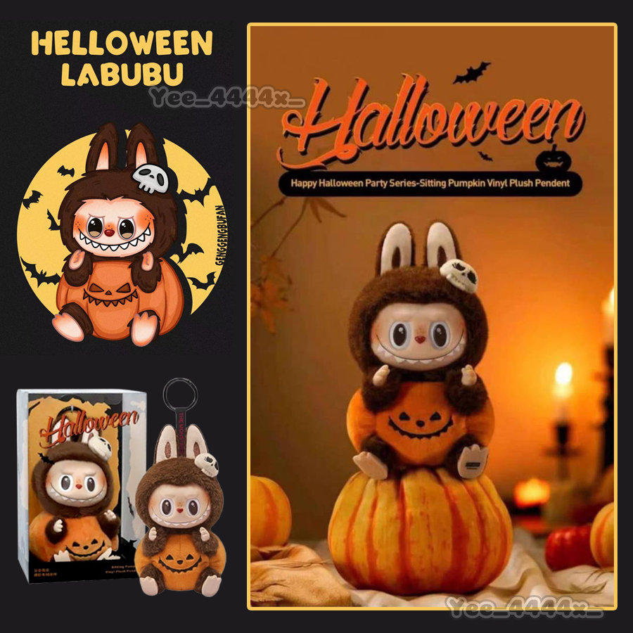 ซีรีส์ฮาโลวีน Labubu Vinyl face ตุ๊กตาตุ๊กตา Halloween Labubu limited ...