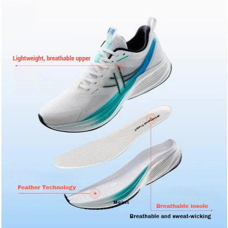 XTEP Five Speed ET | ระดับรายการ 0-5 กม. รองเท้าวิ่งง่ายเกณฑ์ต่ํารองเท้าวิ่งกันกระแทก — รองเท้ากีฬา แบรนด์ Xtep ของแท้ 100% เช็คราคาจาก Shopee Lazada thumbnail 8