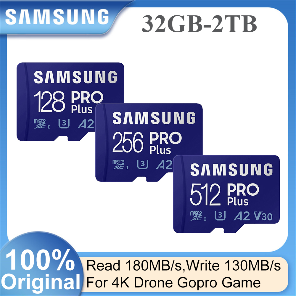 Samsung EVO Plus Micro SD การ์ด 128GB 64GB 512GB 256GB 1tb 2tb Micro SD ...
