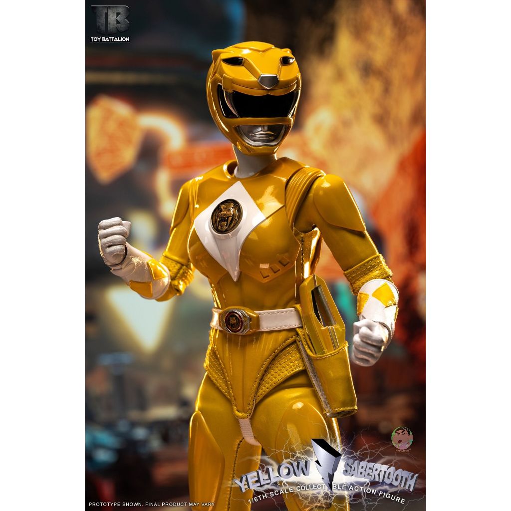 ของเล่น Battalion 1/6 TB013 Mighty Morphin Power Rangers สีเหลือง ...