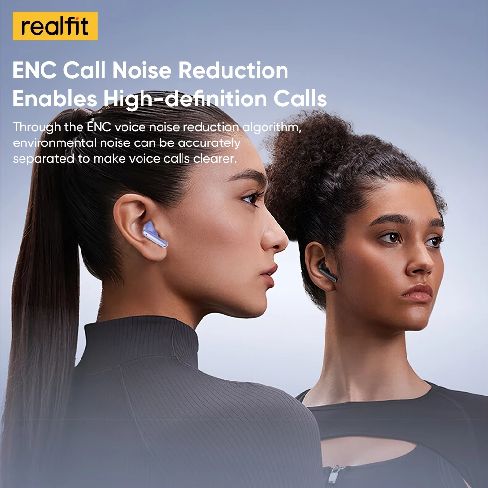 realfit F2 Max Bluetooth 5.4 Active Noise Cancelling หูฟังบลูทูธอัจฉริยะแบบไดนามิก ANC Punchy Bass พร้อมไมโครโฟน