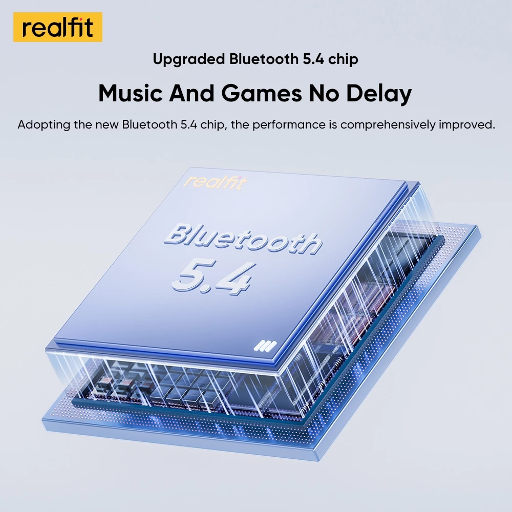 realfit F2 Max Bluetooth 5.4 Active Noise Cancelling หูฟังบลูทูธอัจฉริยะแบบไดนามิก ANC Punchy Bass พร้อมไมโครโฟน