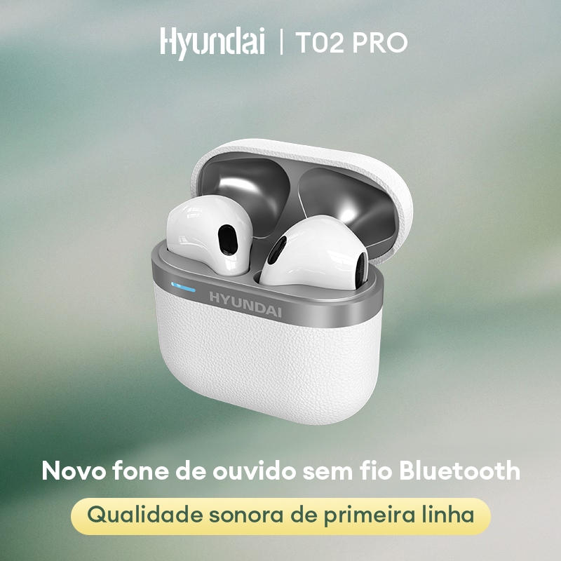 Hyundai HY-T02 Pro หูฟังไร้สาย คุณภาพเสียงตัดเสียงรบกวนอัจฉริยะกันน้ํา ...