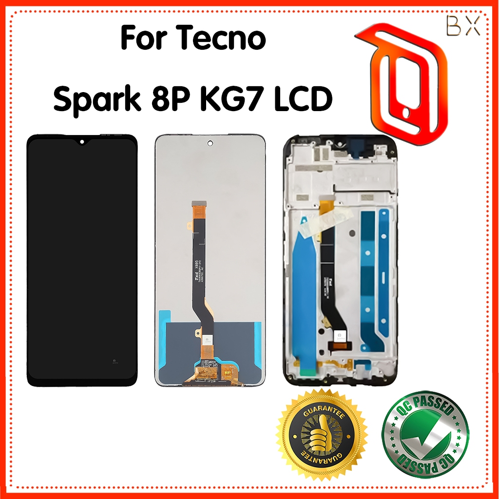 สําหรับ Tecno Spark 8P KG7H, KG7, KG7n จอแสดงผล LCD หน้าจอสัมผัส ...