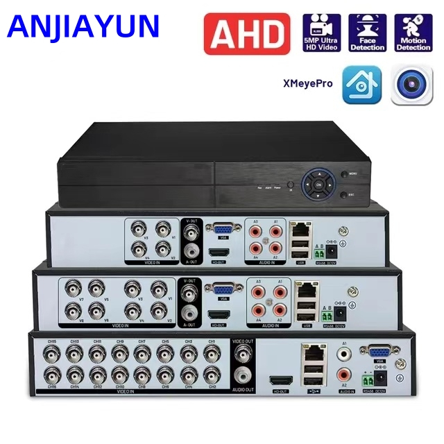 AHD 4K 8CH กล้องวงจรปิด DVR Recorder 6 IN 1 Hybrid NVR DVR ระบบรักษา ...