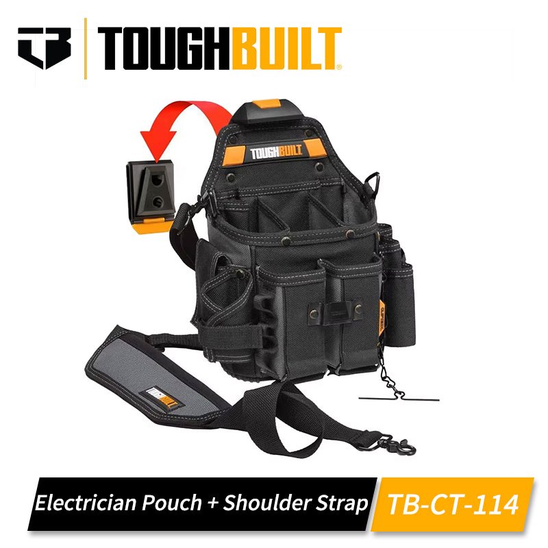 Toughbuilt TB-CT-114 กระเป๋าช่างไฟฟ้า Journeyman + สายสะพายไหล่หนาความ ...