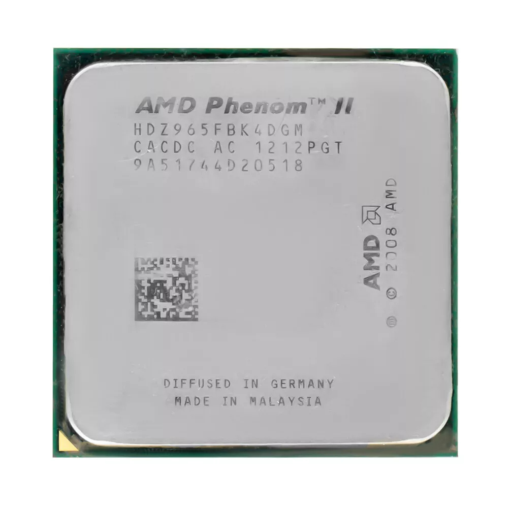 โปรเซสเซอร์ Amd PHENOM II X4 965 HDZ965FBK4DGM 3.4 GHz LGAAM2+AM3 ...