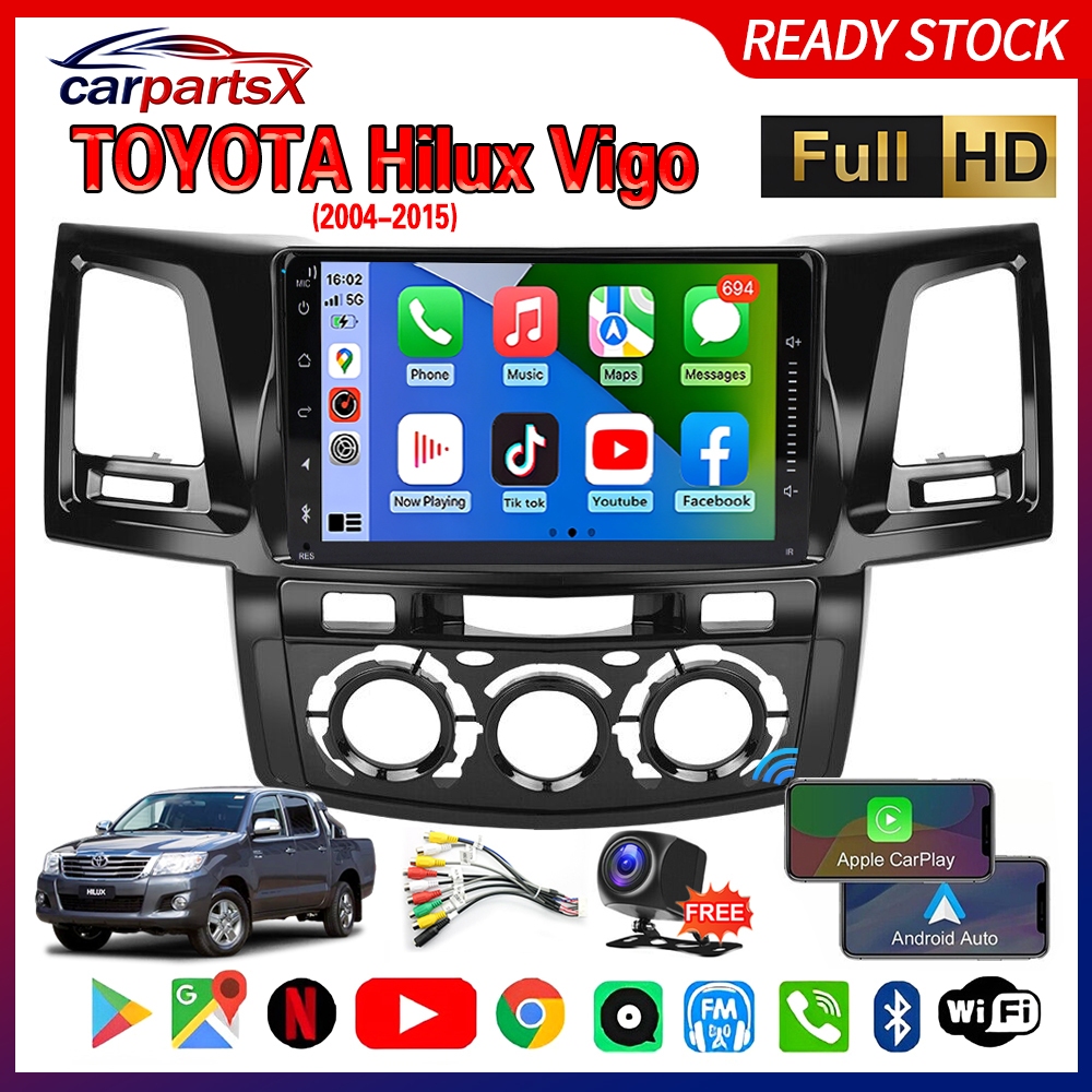 Carplay 9 นิ้วจอแสดงผล Android หน้าจอสัมผัส GPS นําทางย้อนกลับวิดีโอ ...