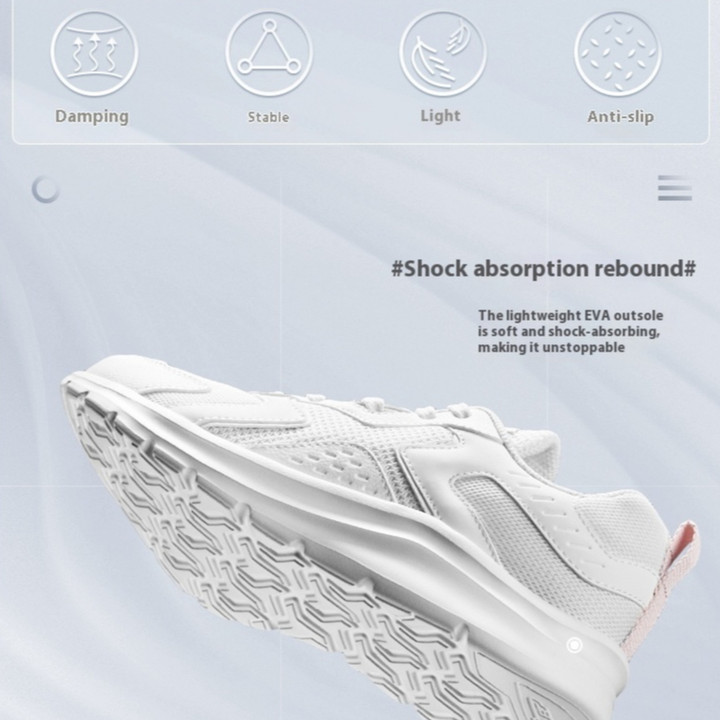 Xtep รองเท้าวิ่งแฟชั่น ระบายอากาศ Shoesน้ําหนักเบา Runing Shoesใส่สบาย Sport shoesสําหรับผู้หญิง — รองเท้ากีฬา แบรนด์ Xtep ของแท้ 100% เช็คราคาจาก Shopee Lazada thumbnail 2