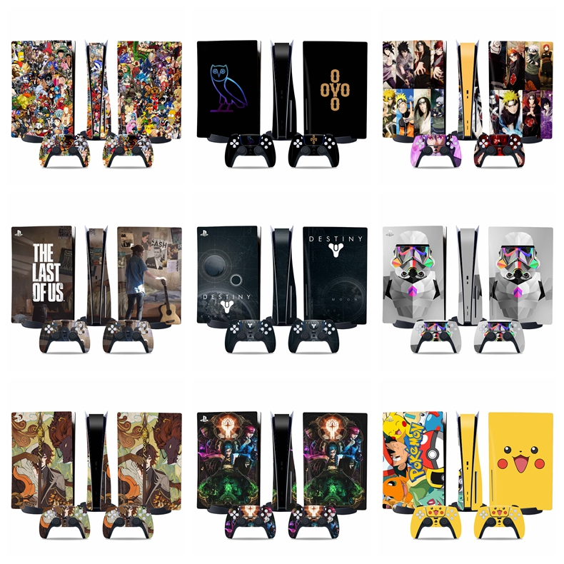 50 สี Sony Playstation 5 คอนโซลผิวและ PS5 Controller Skins ชุด PS5 Skin ...