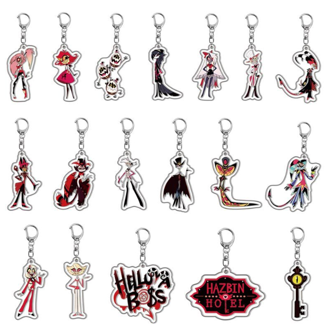 Hell Inn พวงกุญแจอะคริลิค จี้อนิเมะโรงแรม Hazbin | Shopee Thailand