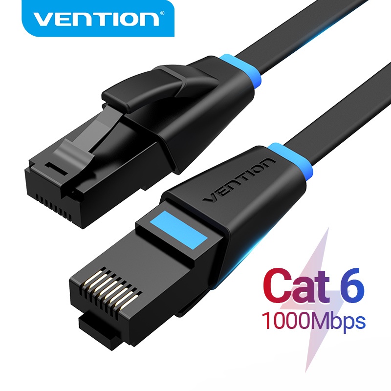 Vention Cat6 สายอีเธอร์เน็ต Cat6 สาย Lan RJ45 1000MHz สายเคเบิล ...