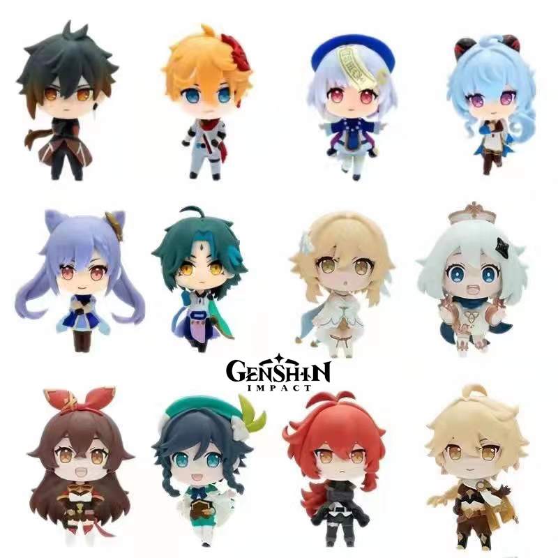 Figurine Genshin Impact - Zhongli Sous Cloche - Décorative Faite Main - 2023