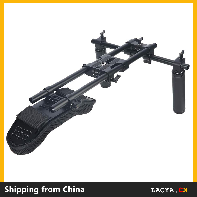 thumbnail image 2 of NICEYRIG Shoulder Pad Kit With 15mm Rods & Cool Rod Clamp For Camera Rig System 2 of 6