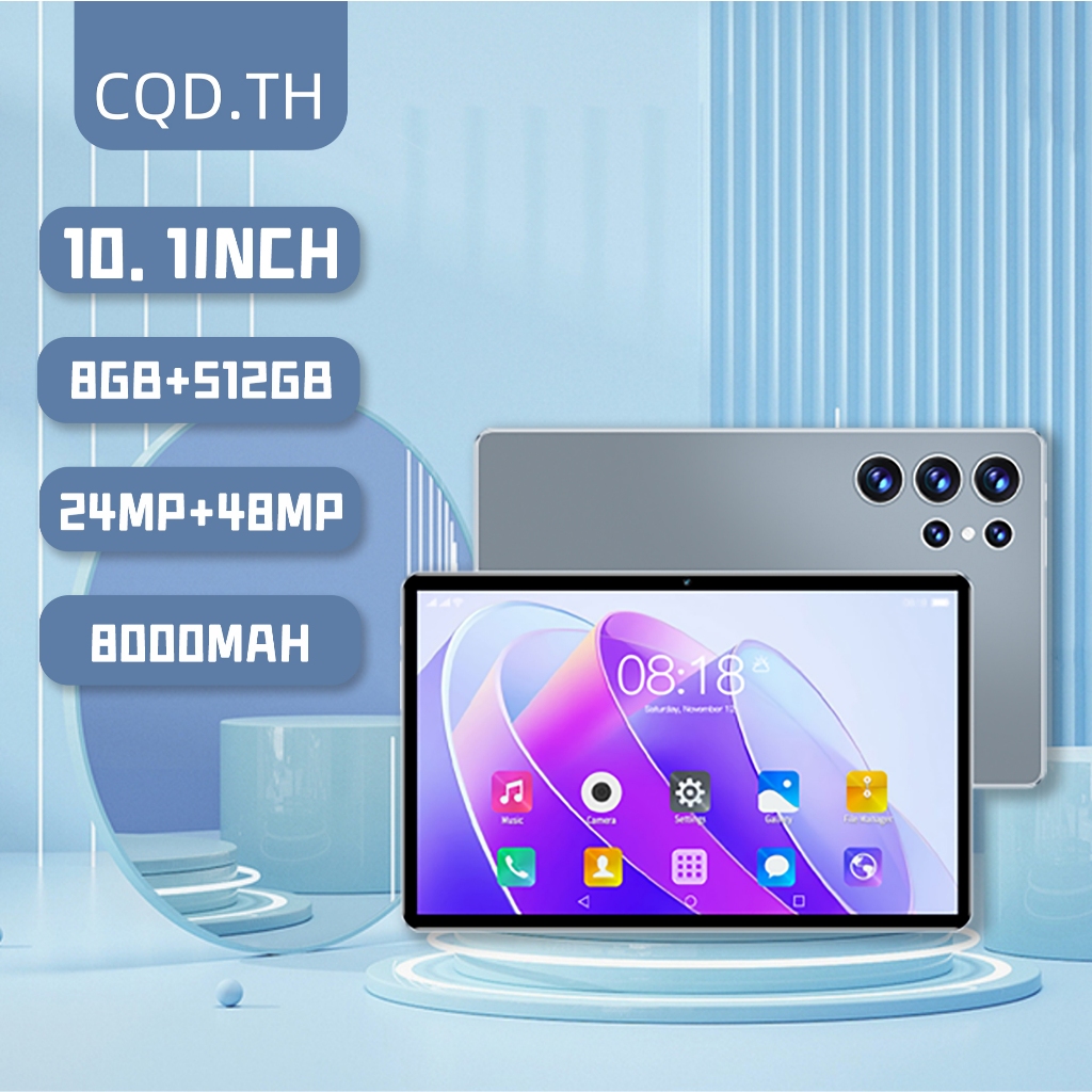 พร้อมส่ง CQD Tablet แท็บเล็ต5G Android 13 แรม 8GB รอม 512GB แท็บเล็ต 11 ...