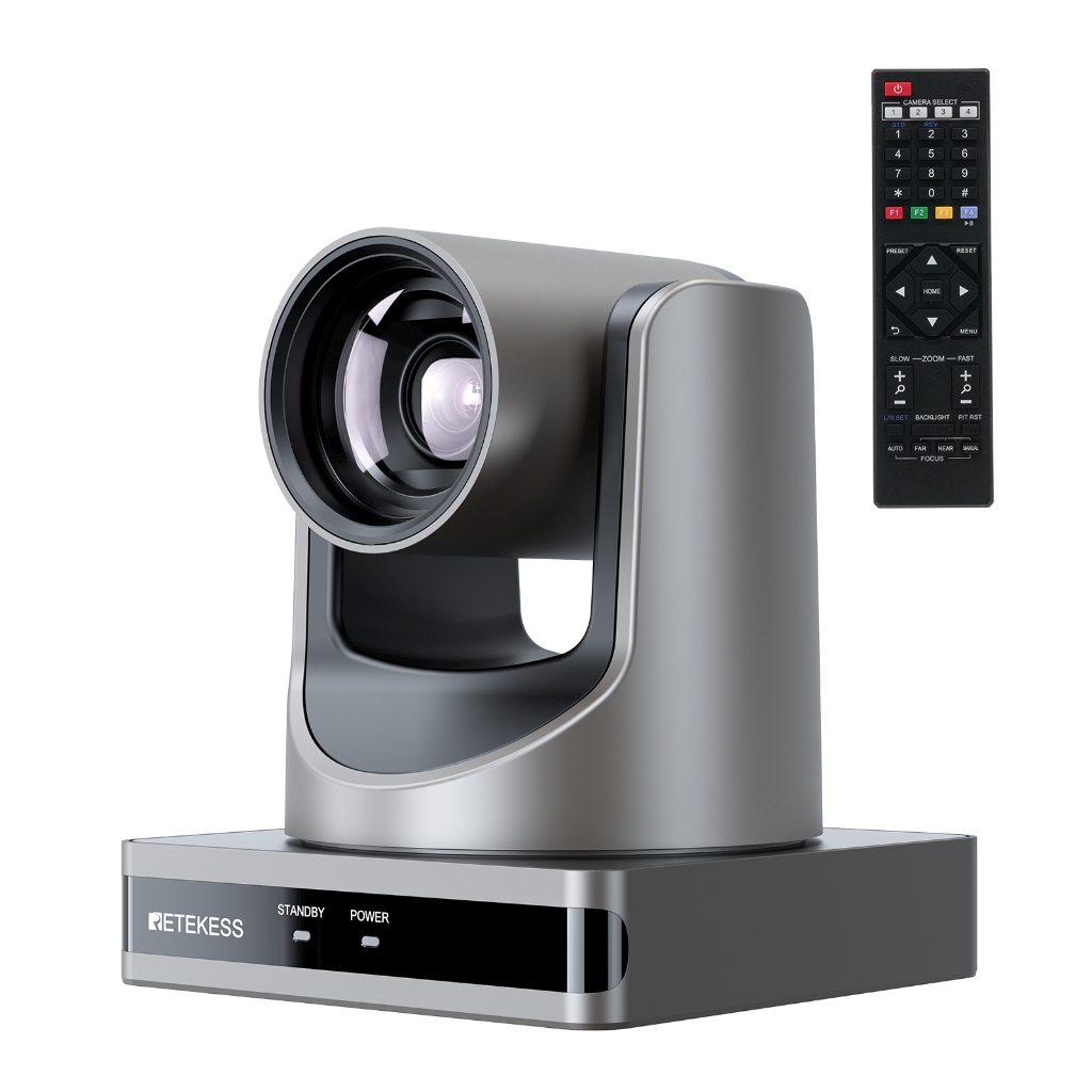 Retekess TC202 กล้องวิดีโอห้องประชุมกล้อง PTZ 12x ซูมออปติคัลทํางานร่วม ...