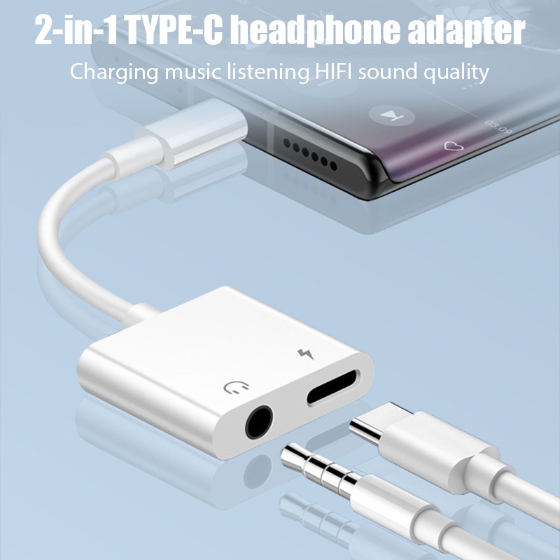 Mgbb-usb-c ถึง C-type+3.5 มม.สายอะแดปเตอร์เสียงดิจิตอล C-type ไปยังหู ...