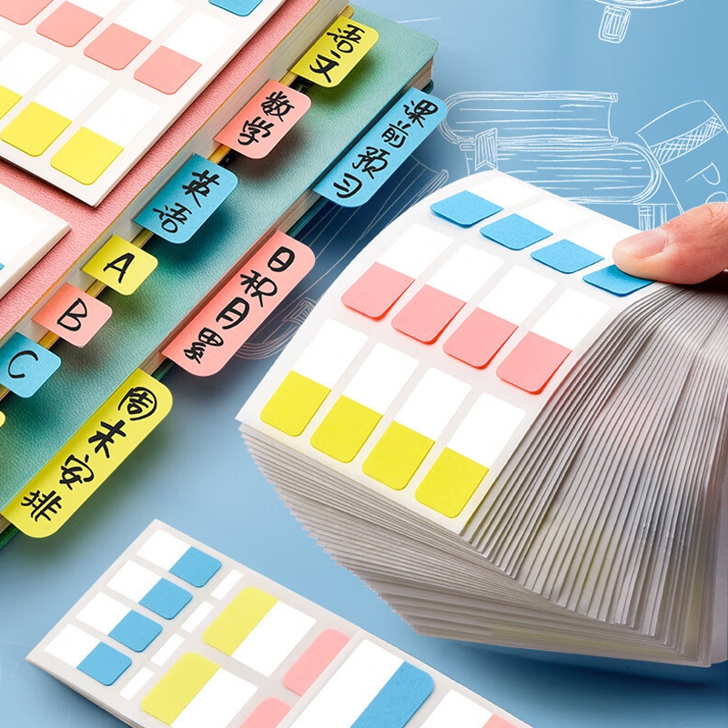30/60/120pcs สติกเกอร์ดัชนีกาวโปร่งใส Writable Sticky Notes แผ่นบันทึก ...