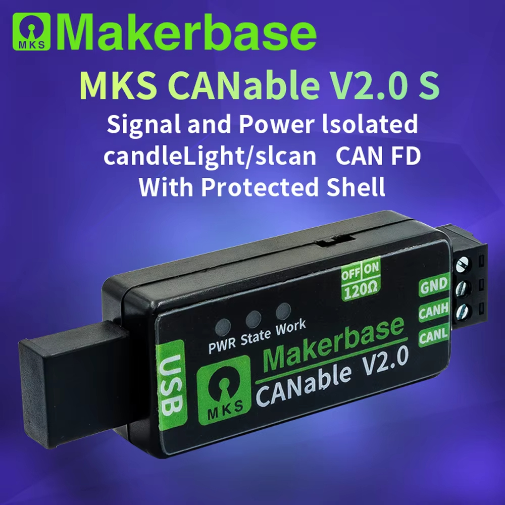 Makerbase CANable 2.0 SHELL USB to CAN อะแดปเตอร์วิเคราะห์ CANFD slcan ...