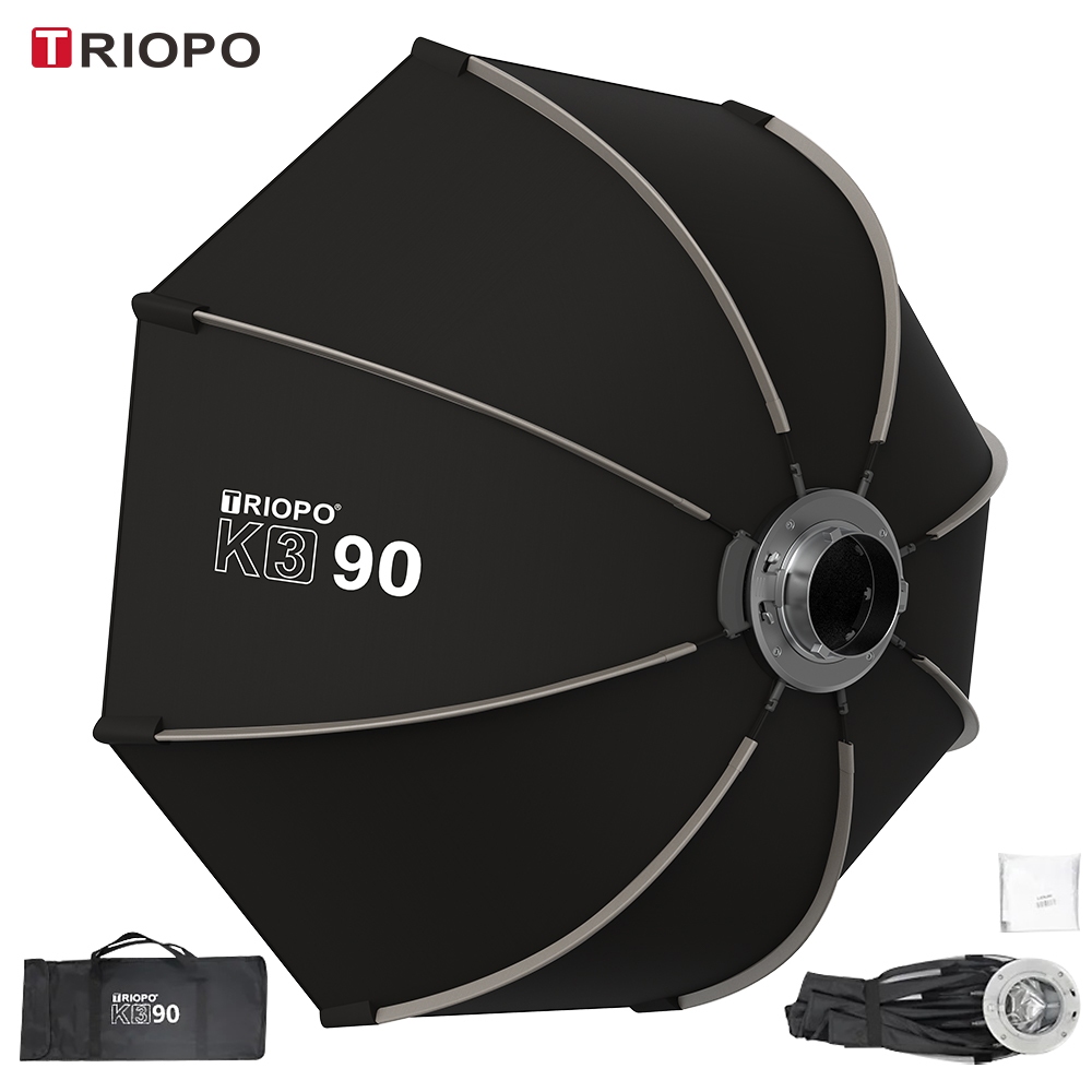 Triopo K3 Series 55 ซม.65 ซม.90 ซม.120 ซม.ติดตั้งแปดเหลี่ยม softbox ...