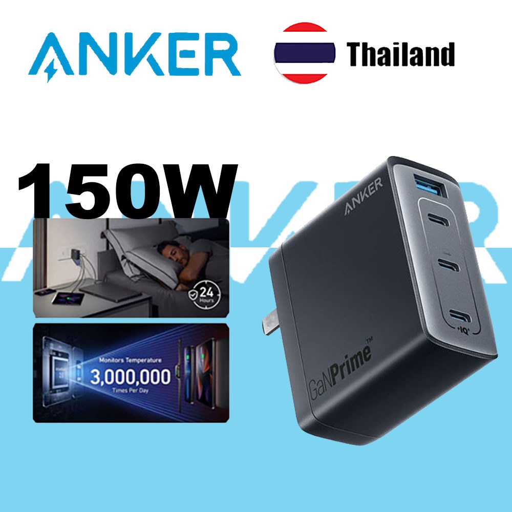 Power Bank Anker 747 Charger GaNPrime 150W 4 Ports Fast