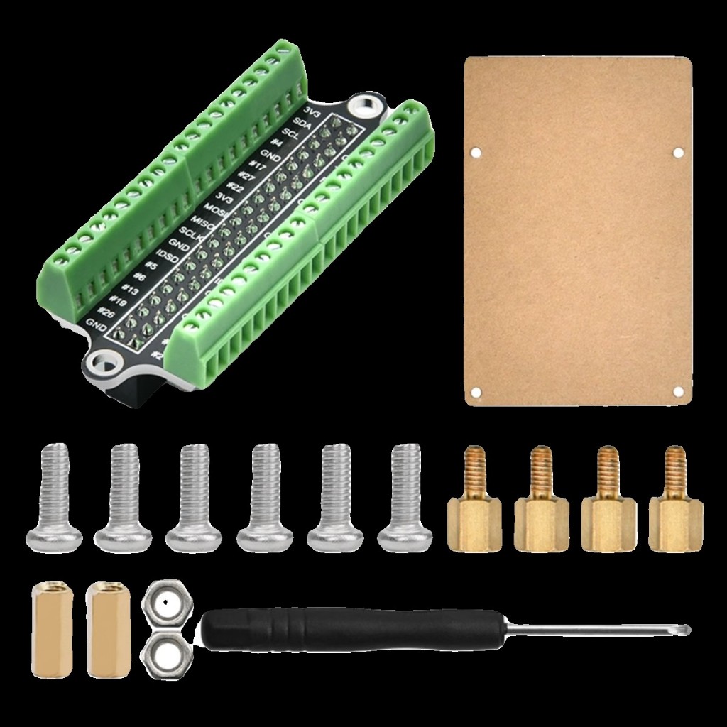 Raspberry Pi บอร์ดขยาย RaspberryPi4B Mini Screw Terminal บอร์ดขยายสายไฟ ...