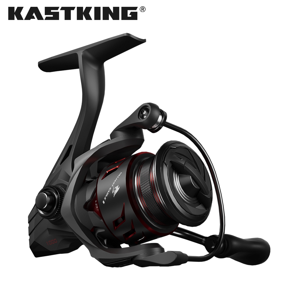 Kastking Valiant Eagle II รอกหมุนตกปลา ระบบละเอียด รับน้ําหนักได้เต็มที่ 4.5 กก. อัตราทดเกียร์ 7BB+1RB 5.2:1 143 กรัม