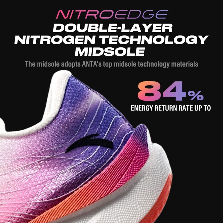 ANTA C202 6 รองเท้าวิ่งผู้ชายระดับมืออาชีพสำหรับมาราธอน พร้อมแผ่นคาร์บอนสำหรับการฝึกซ้อม 1124D5570 — รองเท้ากีฬา แบรนด์ Anta ของแท้ 100% เช็คราคาจาก Shopee Lazada thumbnail 6