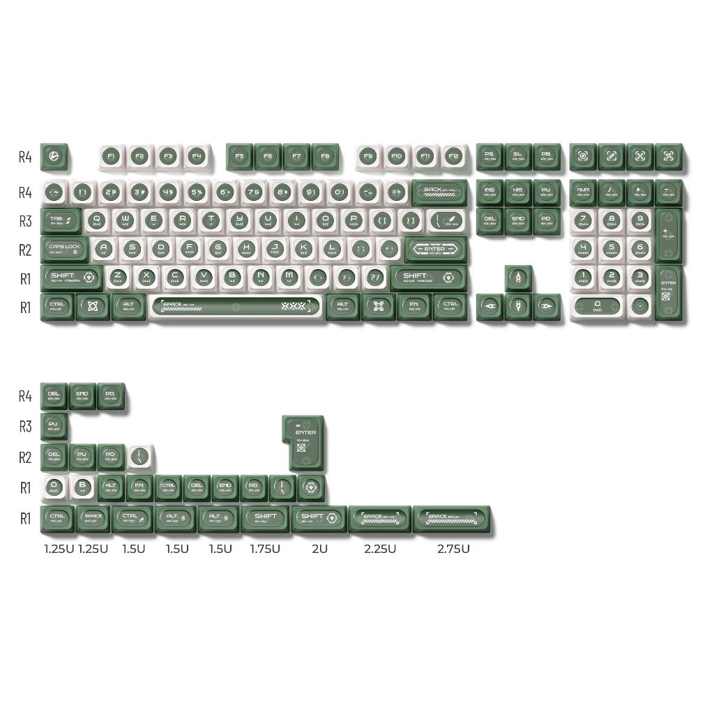 Xvx Cats eye Cherry Profile Dye-Sub PBT Keycap Set 136-Key | Shopee ...
