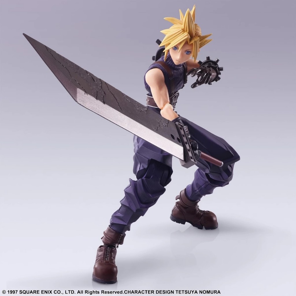 (ไม่มีกล่อง) SQUARE ENIX SE BRING ARTS Final Fantasy VII Claude Figure ...