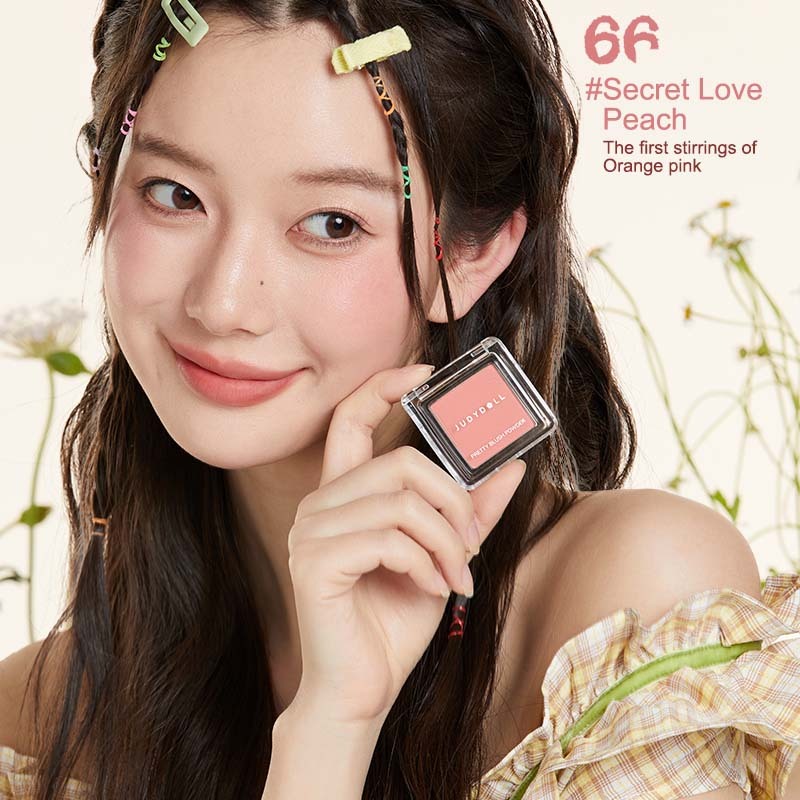 [32 เฉดสี] Judydoll จูดี้ดอล บลัช พาวเดอร์ ติดทนนาน พาเลท เครื่องสำอาง เฟซ สีชัด เกลี่ยง่าย Blush