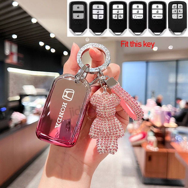 Gradient TPU รถระยะไกลสมาร์ทกุญแจรถสําหรับ Honda WRV Jazz City FC BRV ...