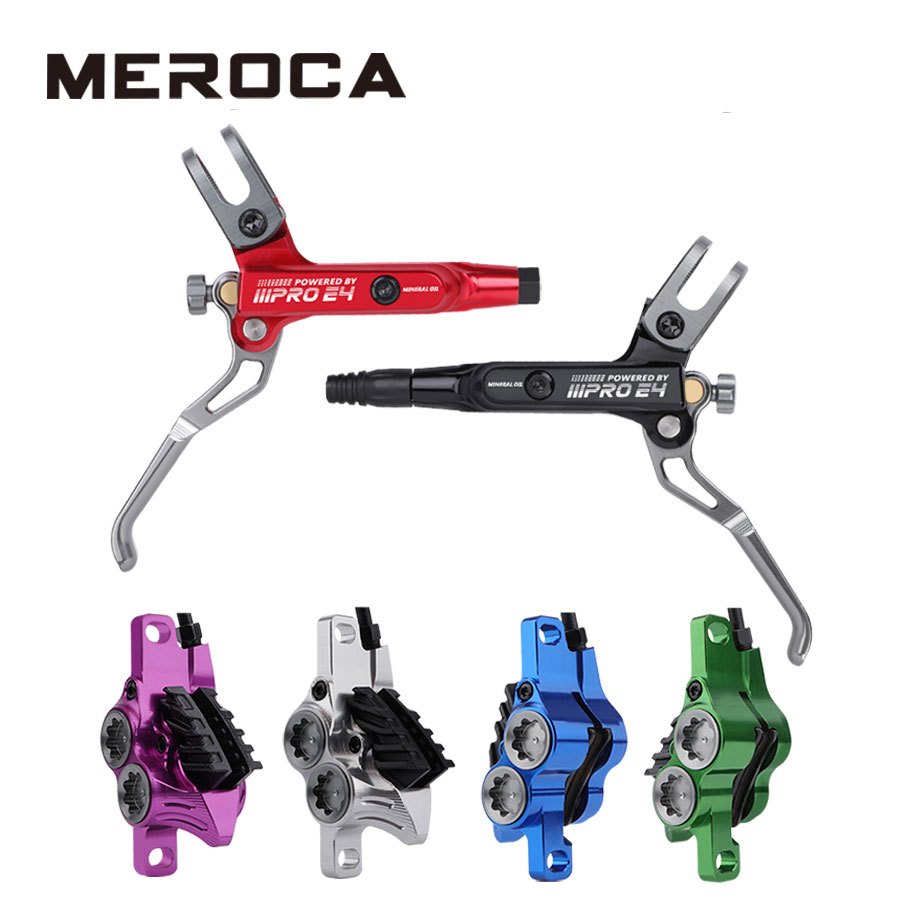 Meroca E4 4Piston Brake IIIPRO จักรยานเสือภูเขาเบรคไฮดรอลิกคุณภาพสูง ...