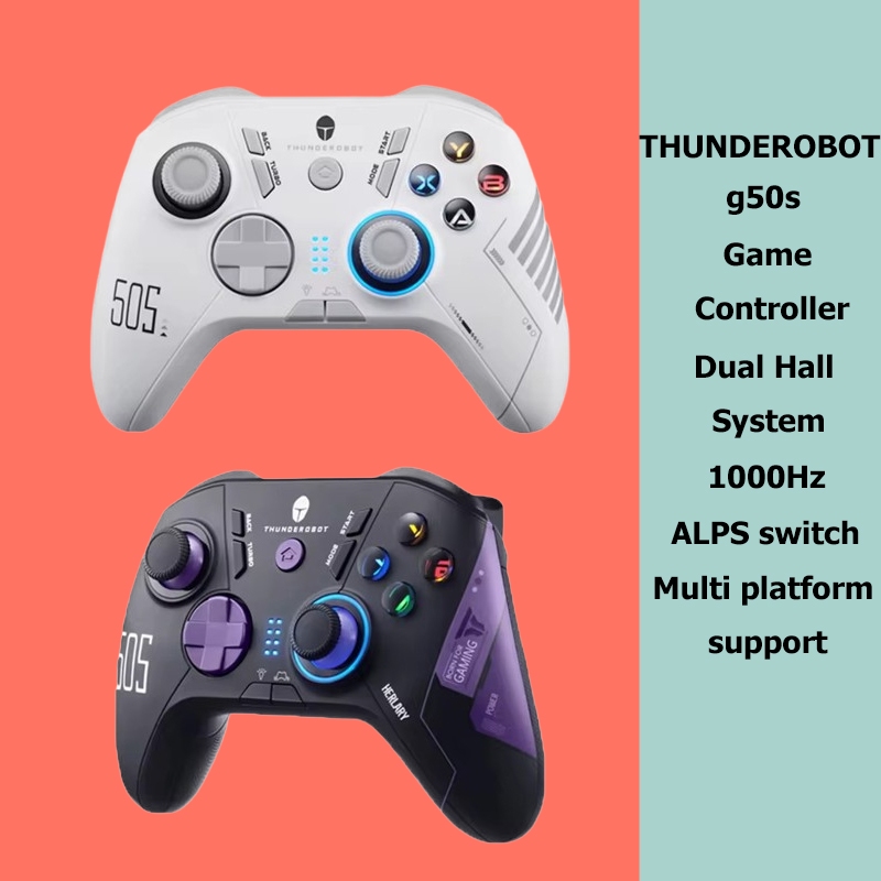 Thunderobot G50S เกมแพดไร้สาย 1000Hz Return Rate ตัวควบคุมสําหรับเล่น ...