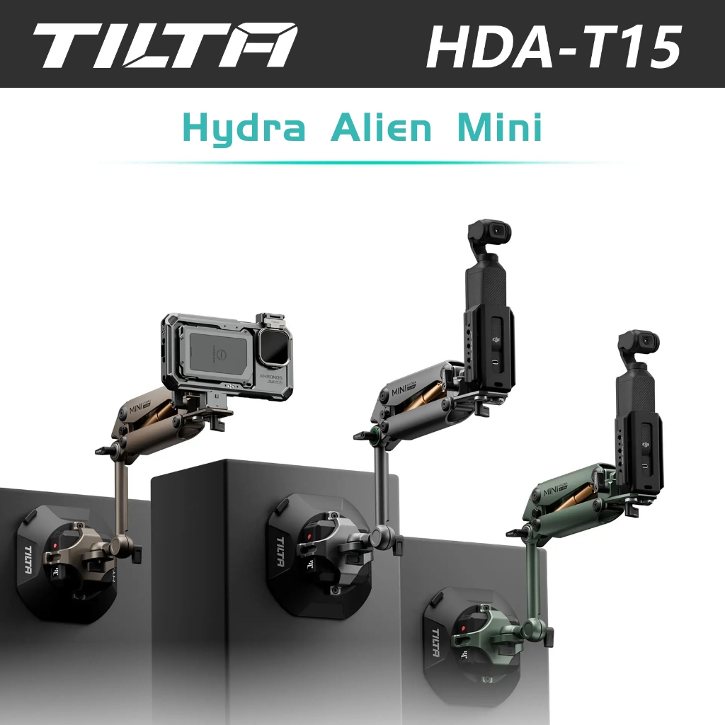 TILTA Hydra Alien Mini Armsystem - Stoßdämpfend Für Actioncams & Smartphones