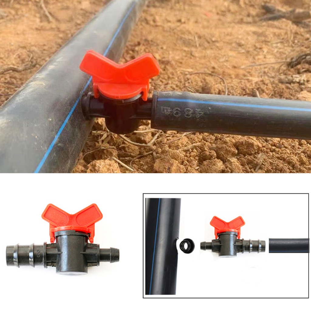 5 ชิ้น DN16 มม./20 มม./25 มม.ท่อบายพาสวาล์ว PE ท่อ PVC Barb Water ...