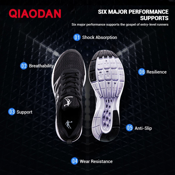 Qiaodan รองเท้าวิ่งผู้ชายระบายอากาศน้ําหนักเบานุ่มกันลื่นทนต่อการสึกหรอรองเท้าผ้าใบลําลองXM3570242 — รองเท้ากีฬา แบรนด์ Qiaodan ของแท้ 100% เช็คราคาจาก Shopee Lazada thumbnail 2