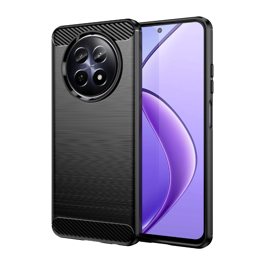 สําหรับrealme Narzo N65 5G ,เคสป้องกันคาร์บอนไฟเบอร์แบบแปรงแบบนิ่ม ...