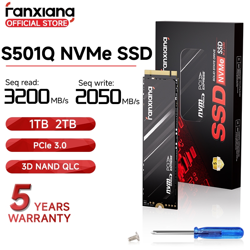 Fanxiang S501Q M.2 NVMe SSD 1TB 2TB 512GB PCIe 3.0 Solid State