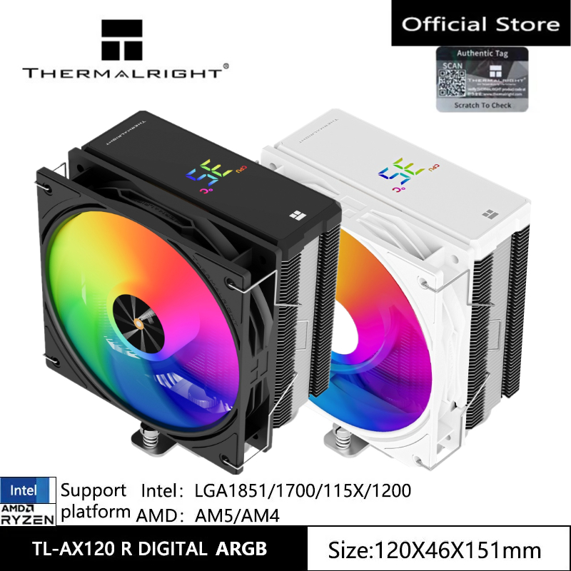Ventirad Thermalright Assassin X 120R SE PLUS - Double Ventilateur PWM, 4 Caloducs 6mm